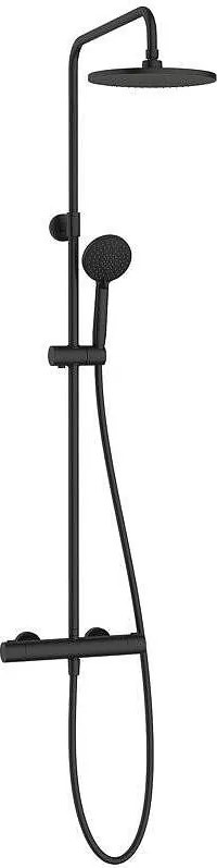 Термостатна душ колона Camellia-T, черен мат