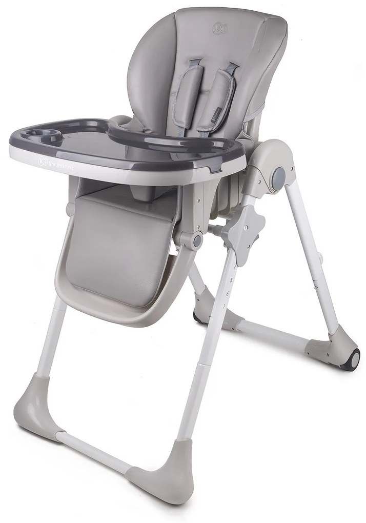 KinderKraft  -  Столче за хранене KinderKraft Yummy, Сиво