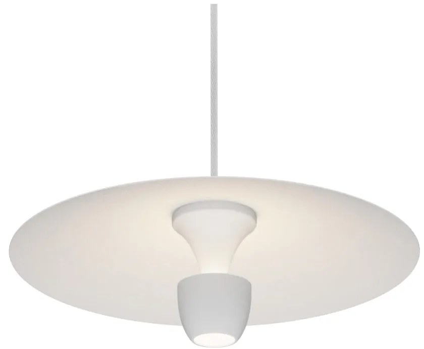 Бяло висящо осветително тяло, височина 150 cm Poppins - SULION