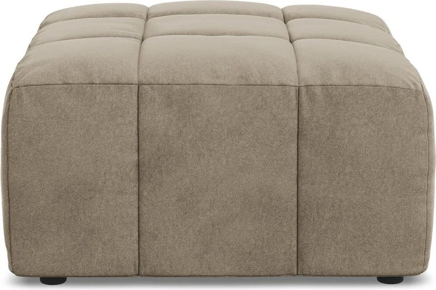 Кафява кадифена табуретка Aloha – Makamii