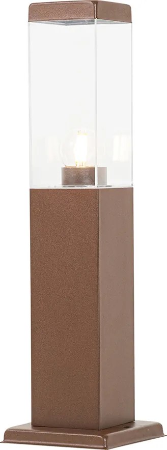 Умна външна стълбова лампа ръждивокафява 45 см вкл. P45 - Malios