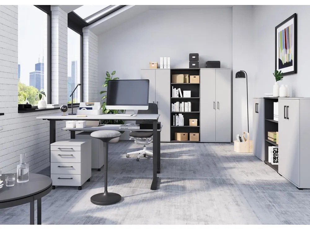 Работна маса с регулируема височина 80x160 cm Agenda – Germania