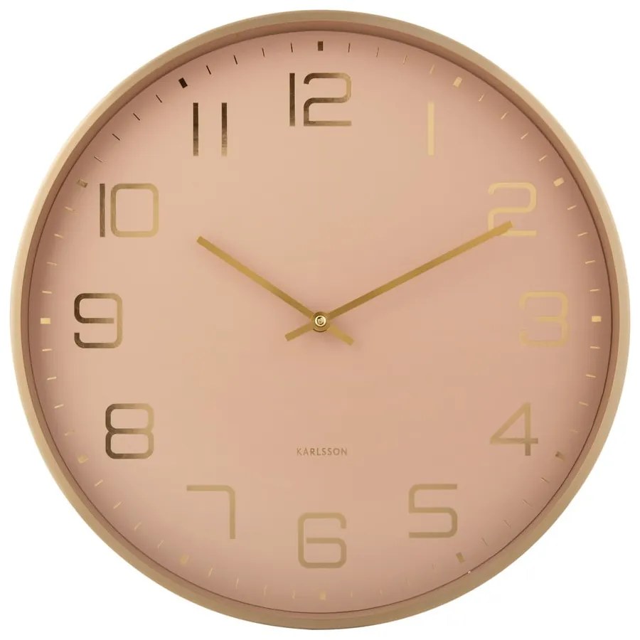 Стенен часовник ø 40 cm Elegance Glow – Karlsson