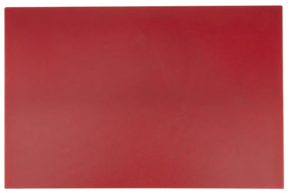 Horecano - Полиетиленова дъска за рязане на червени месни продукти и меса 40x30xh2см червена (40302-R)