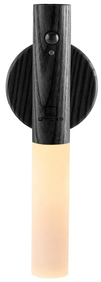 Черна LED стенна лампа с USB Baton – Gingko