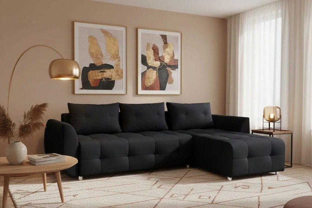 Ъгъл диван Marten-Black