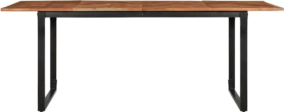 373620 vidaXL Трапезна маса, 200x100x75 см, акация масив