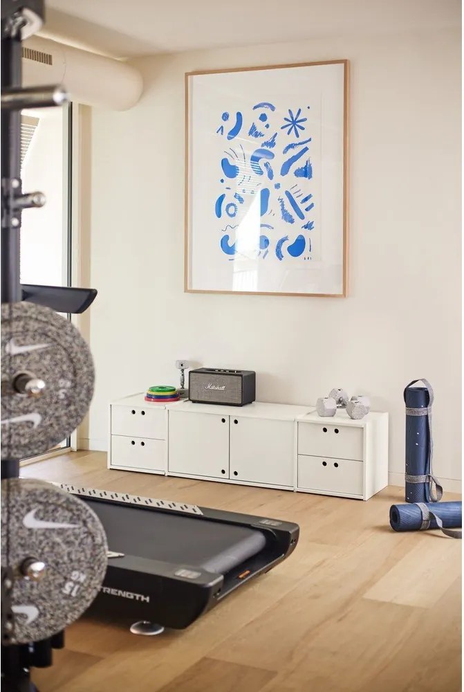 Кремава маса за телевизор 157x42x40 cm Wally – Teulat