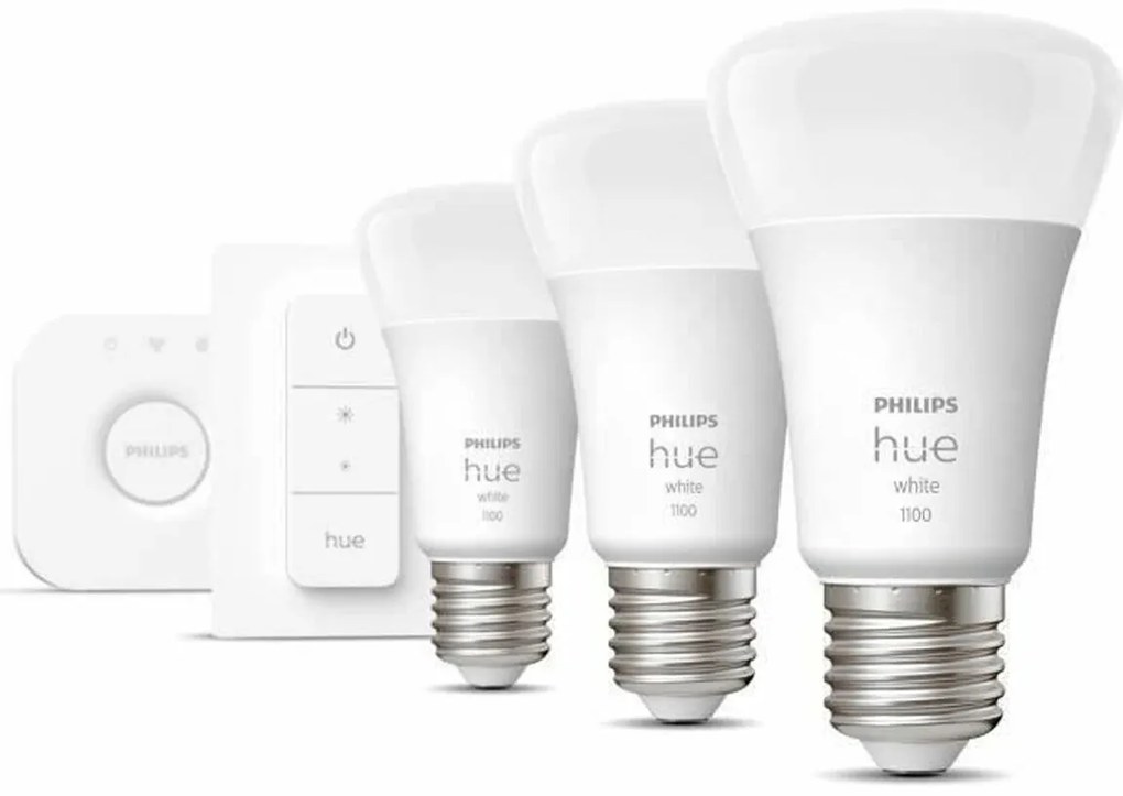 LED крушка Philips Starter Kit E27 9,5 W Бял F (3 броя)