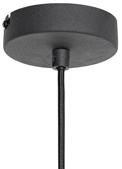 Модерен висящ аплик черен 38 см - Saffira