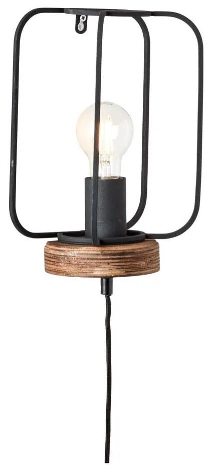 Brilliant - Настенна лампа TOSH 1xE27/52W/230V, топола