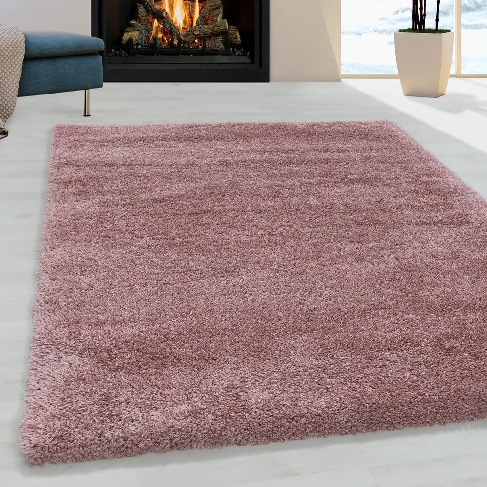 Розов килим 120x170 cm Fluffy – Ayyildiz Carpets