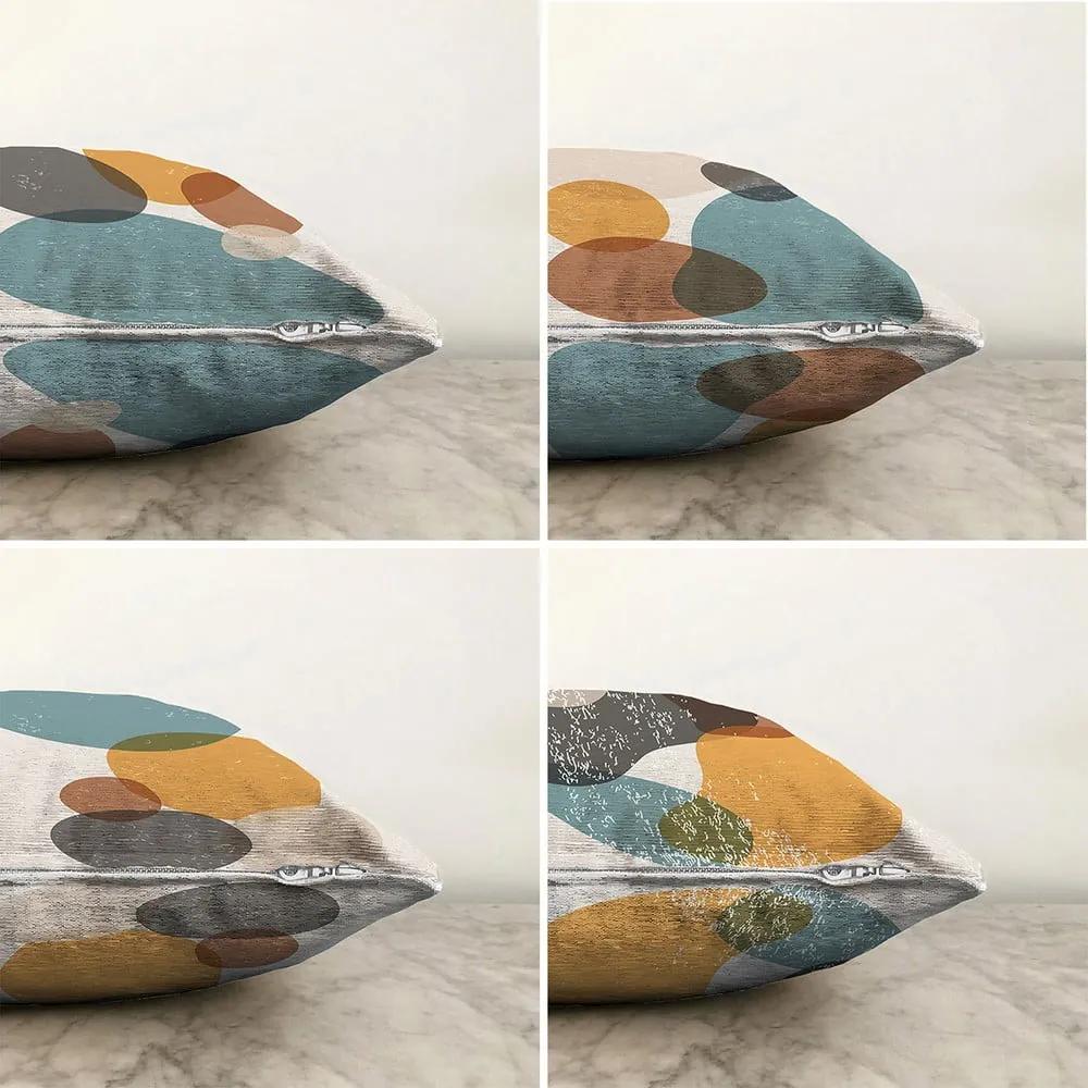 Комплект от 4 калъфки за възглавници Стоунс, 55 x 55 cm - Minimalist Cushion Covers