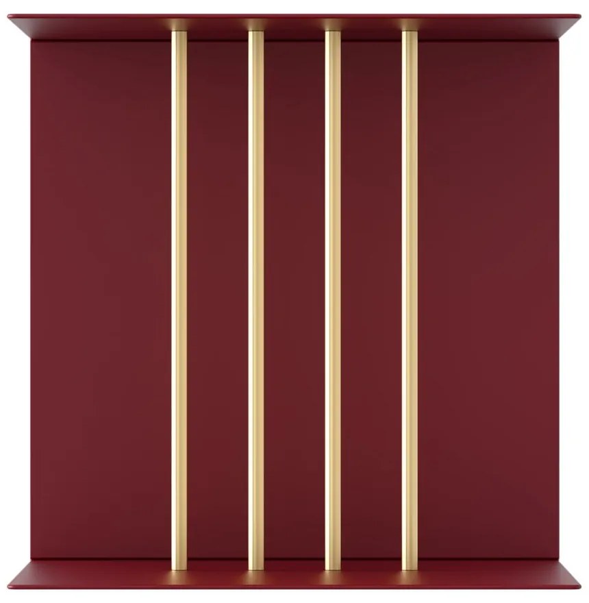 Червен метален рафт Teaser - UMAGE