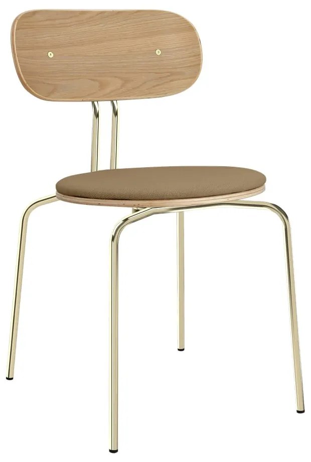 Трапезни столове в златисто светлокафяво Curious - UMAGE