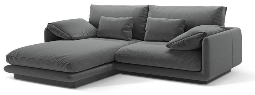 Тъмносив ъглов диван (ляв ъгъл) Torino – Micadoni Home