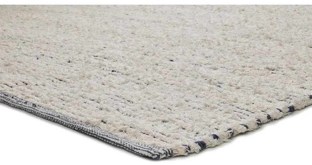 Кремав ръчно изработен памучен килим 60x110 cm Reimagine – Universal