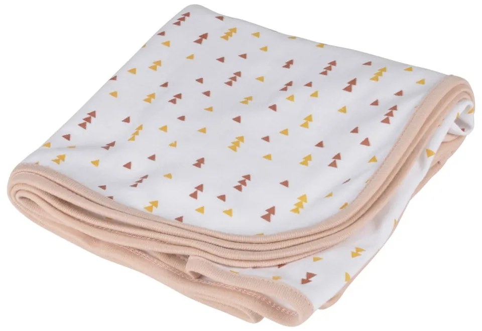 Бяло памучно бебешко одеяло 75x75 cm Forest – Bébé Douceur