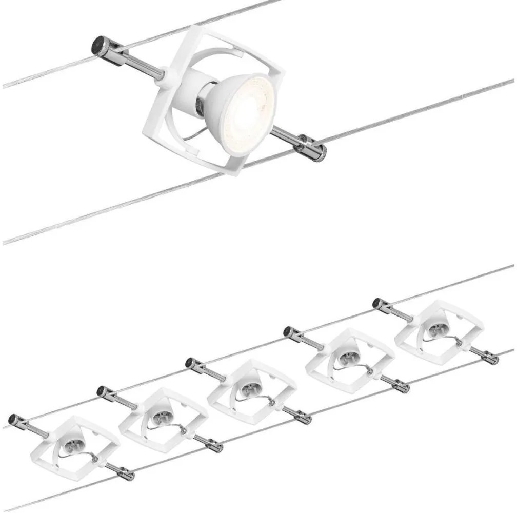 Paulmann 94149 - К-кт 5xGU5,3/10W Спот за релсова система TECH 230V