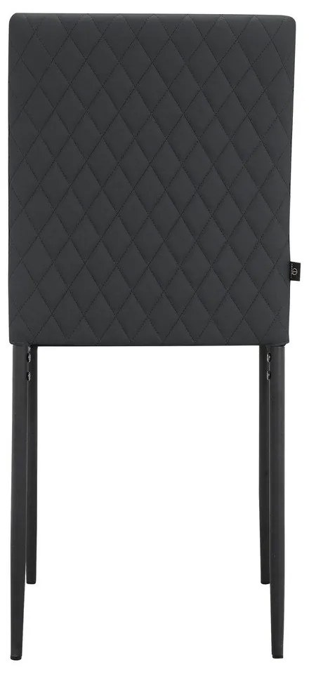 Черни трапезни столове в комплект от 2 бр. от имитация на кожа Pavia – Støraa