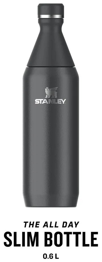 Черна термо бутилка от неръждаема стомана 600 ml All Day Slim Bottle Black – Stanley