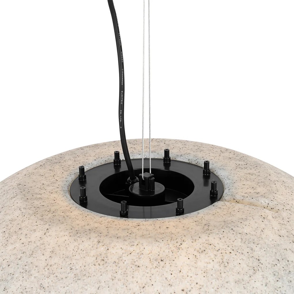 Модерна лампа за външен монтаж сива 77 см IP65 - Nura