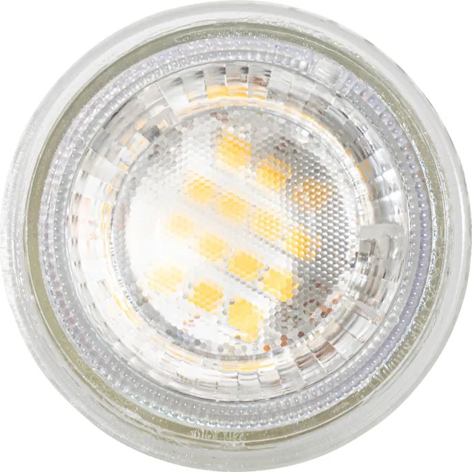 Комплект от 5 GU10 50mm димируеми LED крушки прозрачни 2.5W 450 lm 2700K