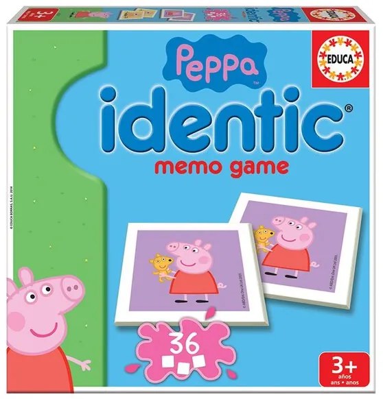 Образователна игра, Educa, Peppa Pig, Еднакви карти