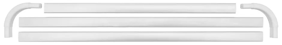 Бял прът за душ завеса Era – Wenko