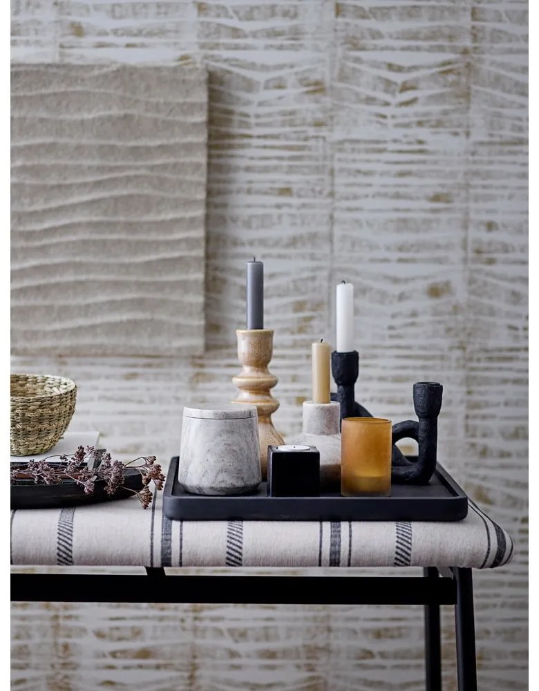 Черен свещник, височина 16,5 cm Mashel - Bloomingville