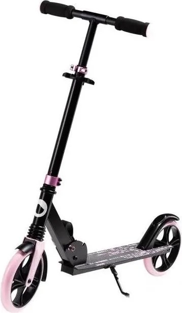 Lionelo - Детска тротинетка LUCA черна/розова