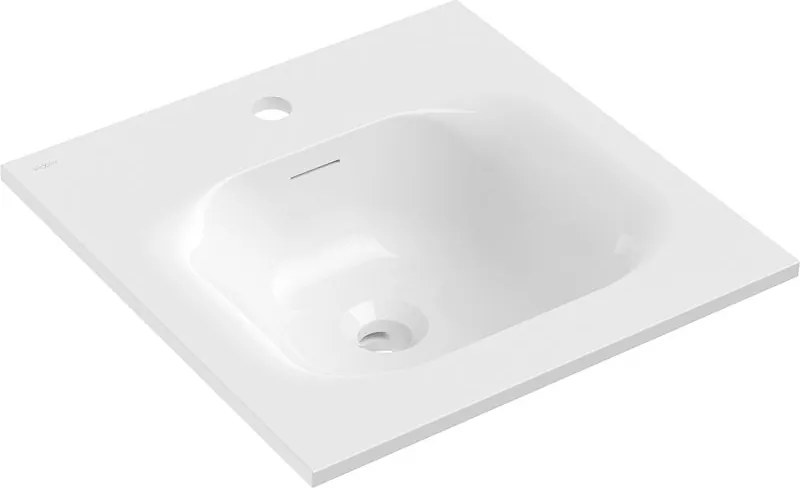 Mexen Vela мивка за вграждане в плот 46 x 46,5 см, бял гланц - 25234500