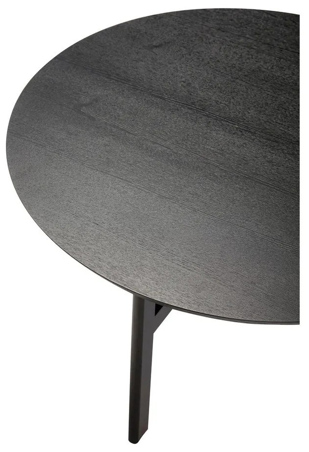 Черна кръгла масичка за кафе ø 80 cm Fjord – Hübsch