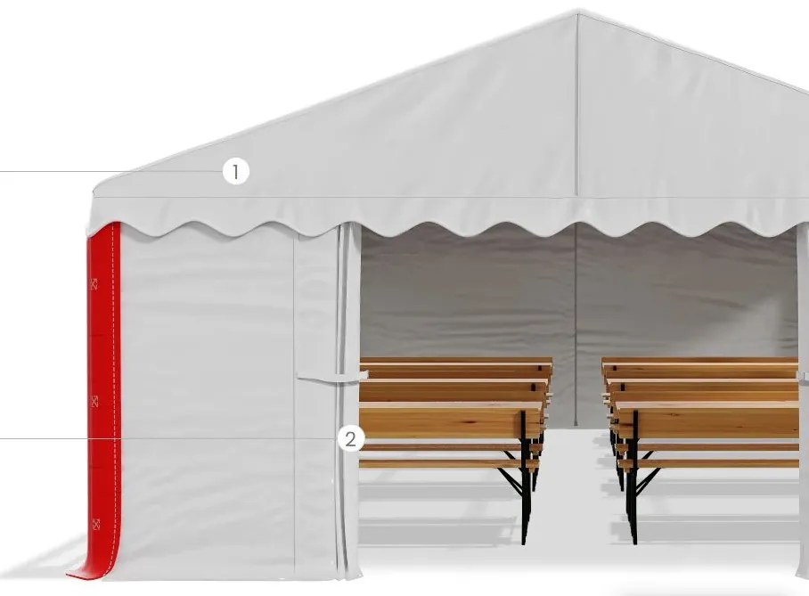 Шатра 3x3 2m Comfort PE 240g с мрежа против комари Лято