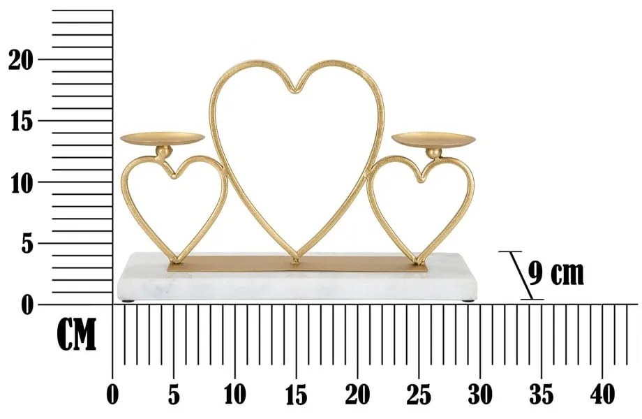 Свещник в златно и бяло - Mauro Ferretti