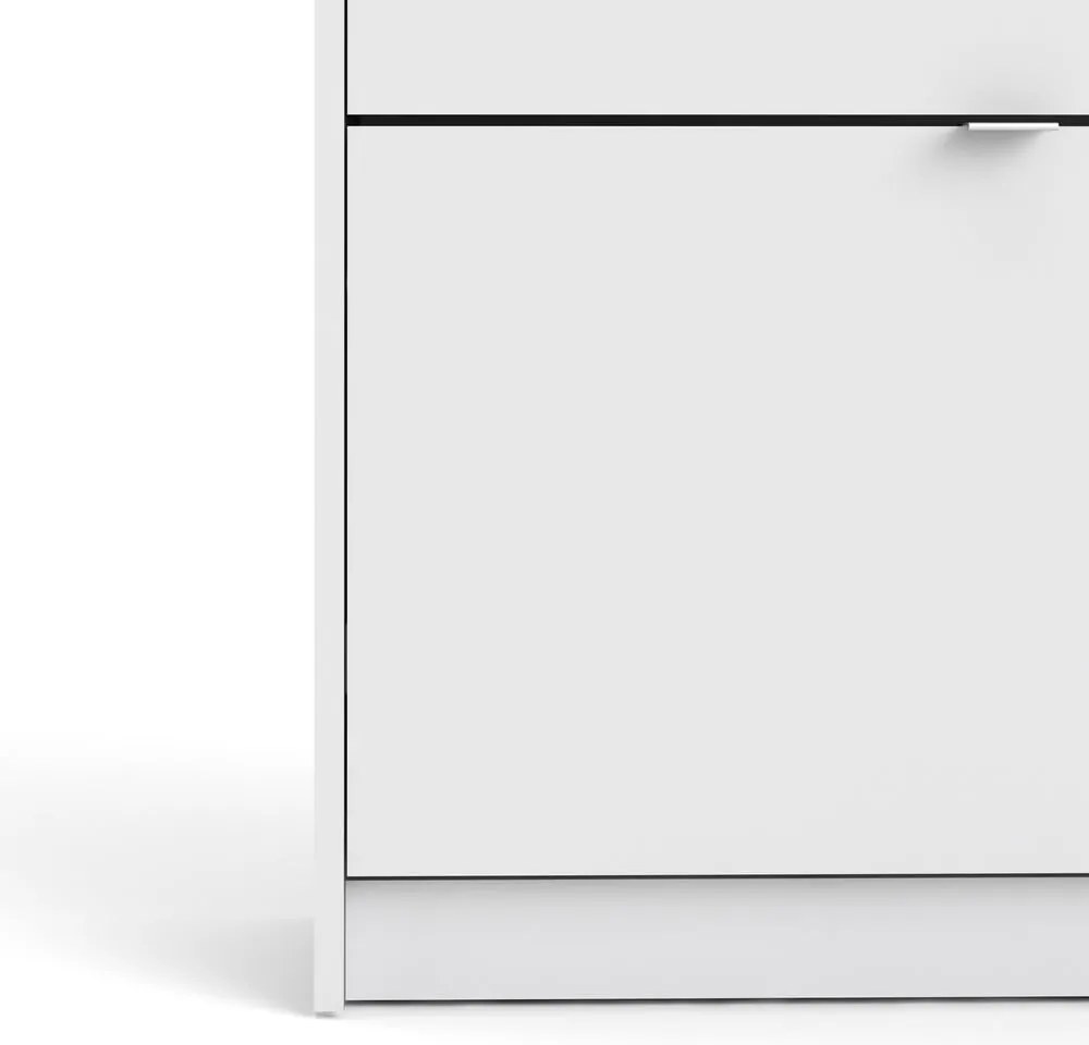 Бяла накланяща се стойка за обувки Shoes – Tvilum