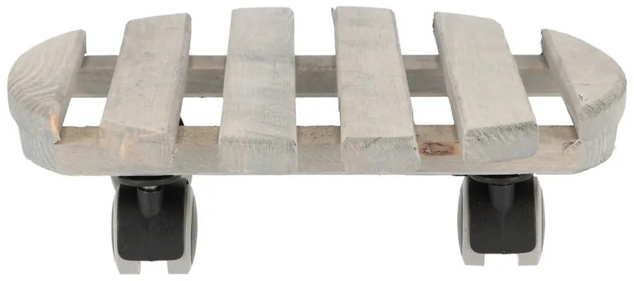Дървена подвижна стойка за саксии ø 29 cm (височина 8 cm) Indoor – Esschert Design