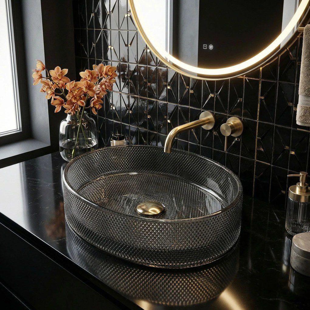 Умивалник за плот REA Mirella Black