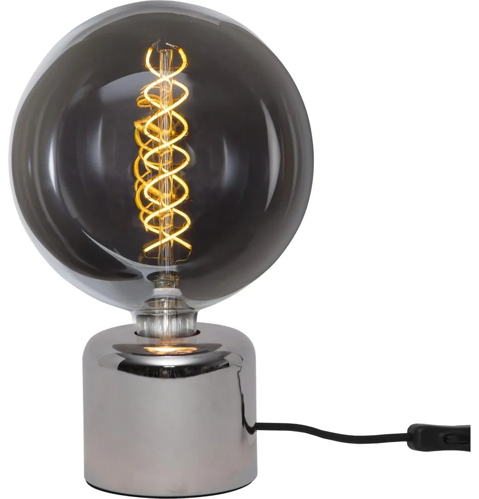 Основа на лампа в сребрист цвят 10 cm Glans – Star Trading