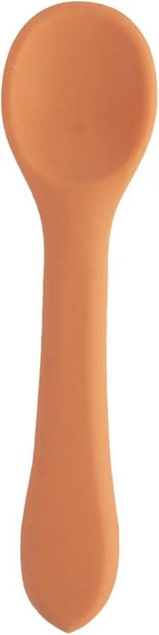 Оранжева детска лъжичка от силикон – Orion