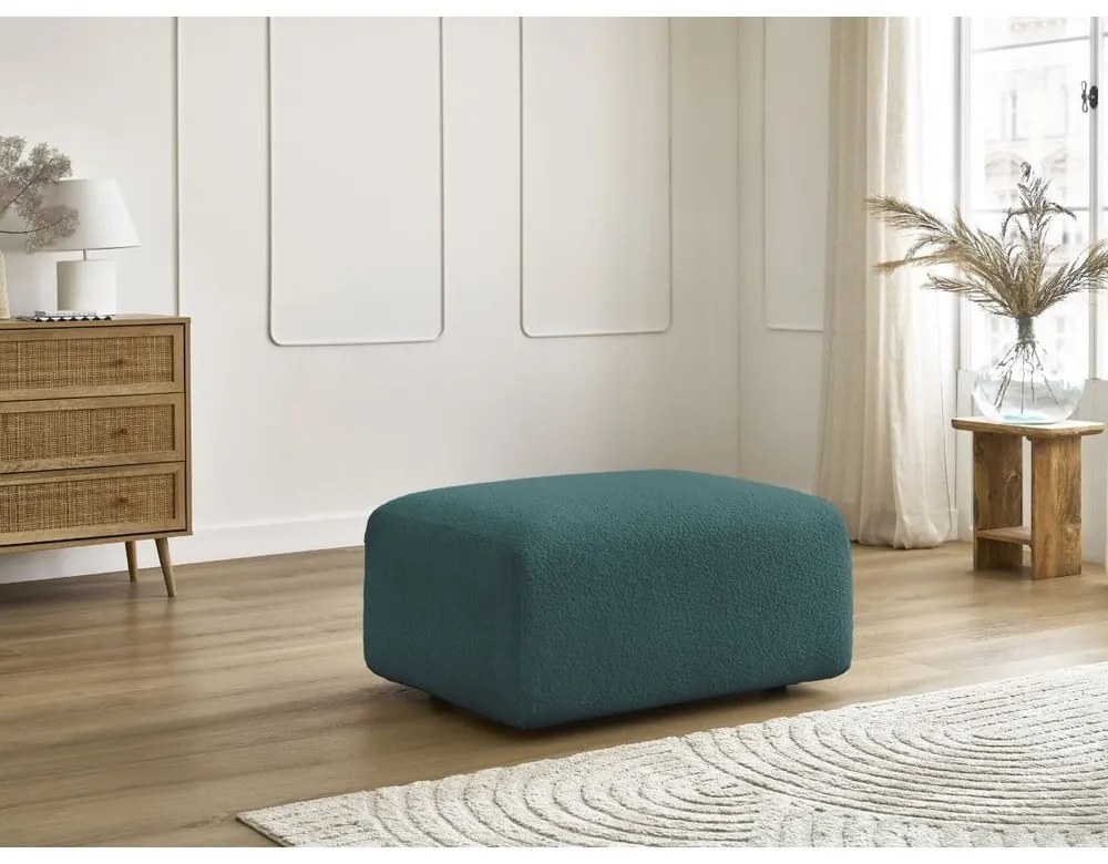 Тюркоазена табуретка от букле Tina – Bobochic Paris