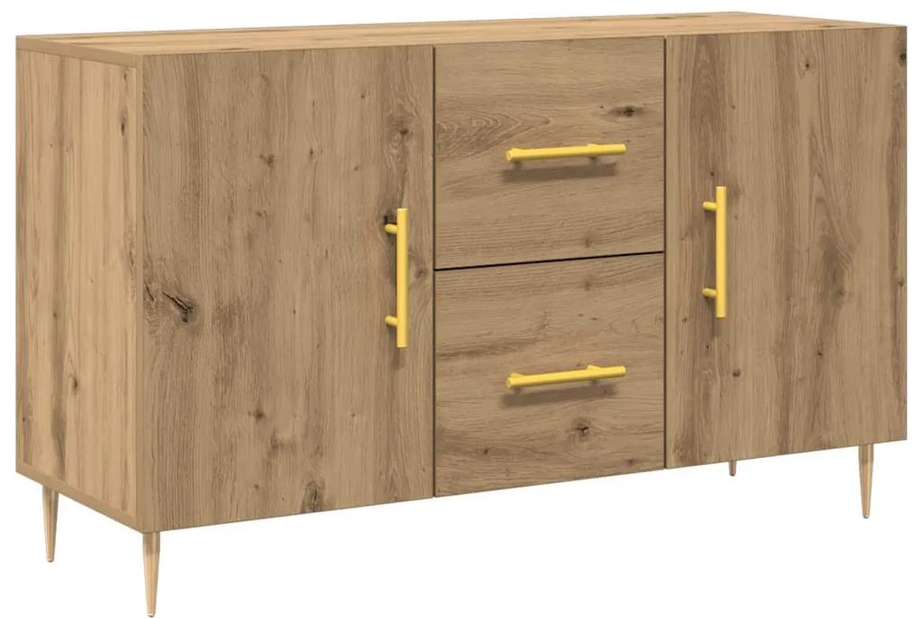 857319 vidaXL Сайдборд, дъб артизан, 100x36x60 см, инженерно дърво