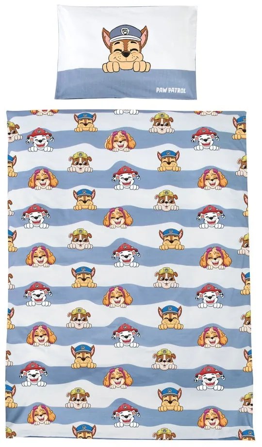 Памучно спално бельо за детско креватче 100x135 cm Paw Patrol – Roba