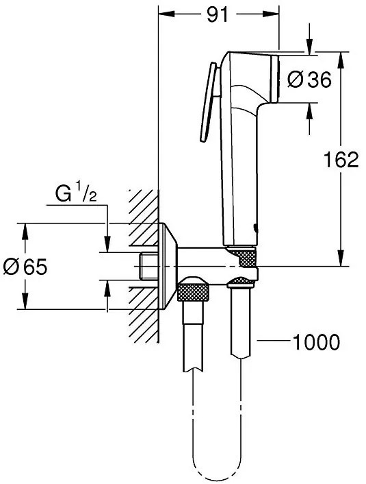 Ръчен душ Grohe Tempesta F πλήρες