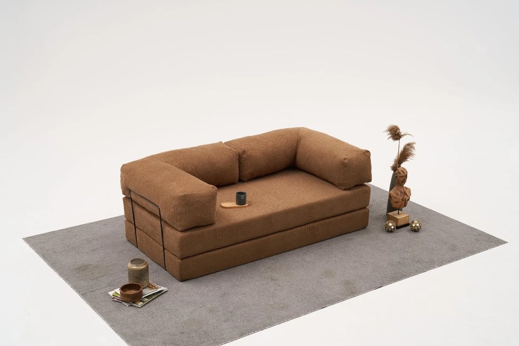Троен диван Comfort, цвят Кафяв