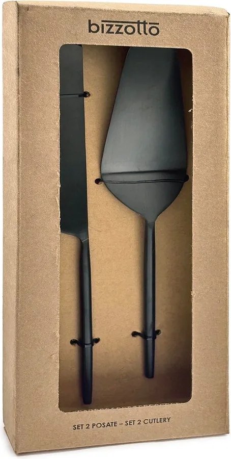 Комплект за сервиране на торта 2 бр. от неръждаема стомана Bronte – Bizzotto