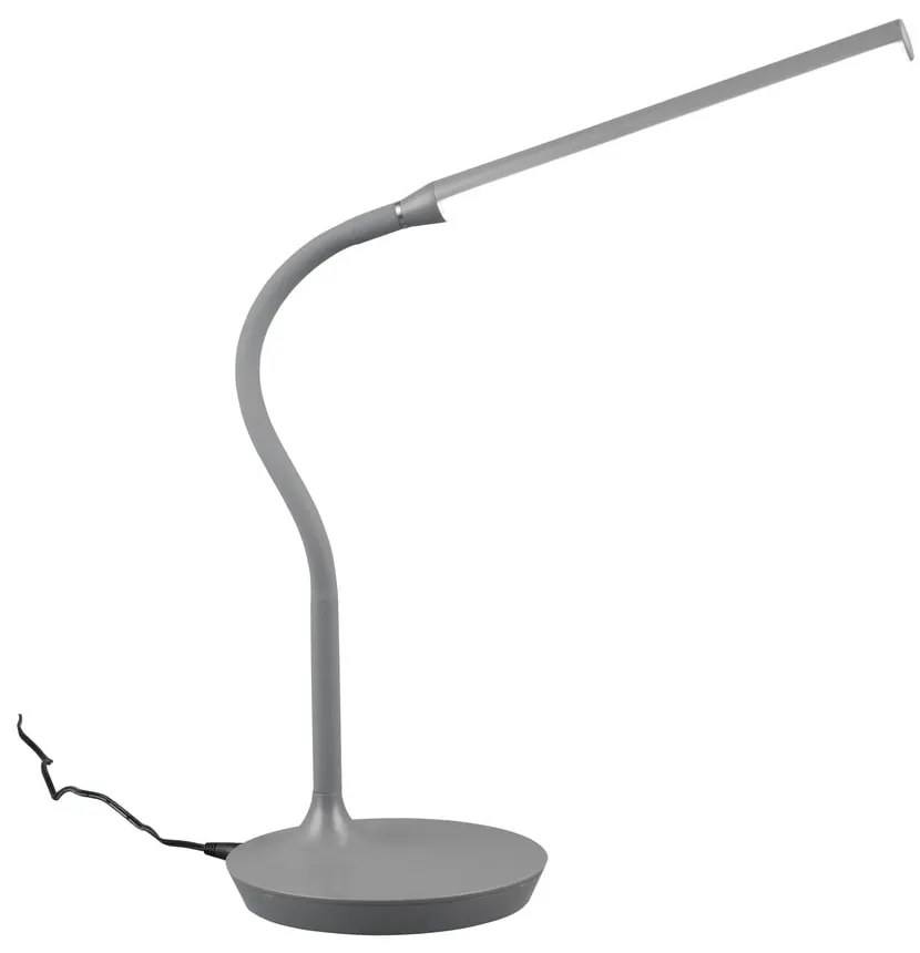 Сива настолна LED лампа (височина 38 см) Toro - Trio