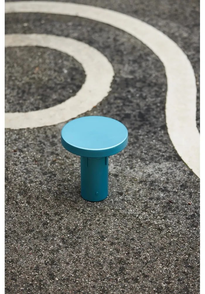 Синя LED затъмняваща се настолна лампа (височина 20 cm) BringMe – Hübsch