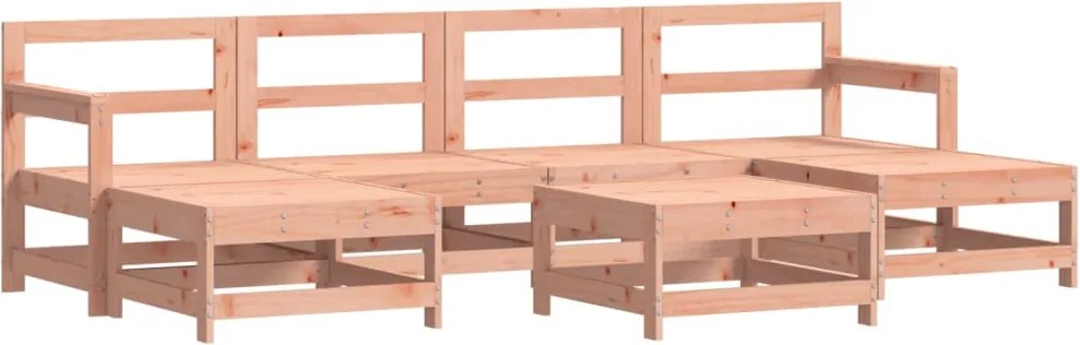 3186387 vidaXL Градински комплект, 7 части, дугласко дърво масив