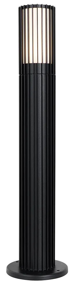 Дизайнерски външен стълб черен 50 см IP44 - Борис